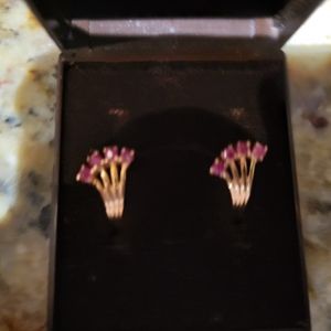 14k and Ruby Earrings beautiful!!!